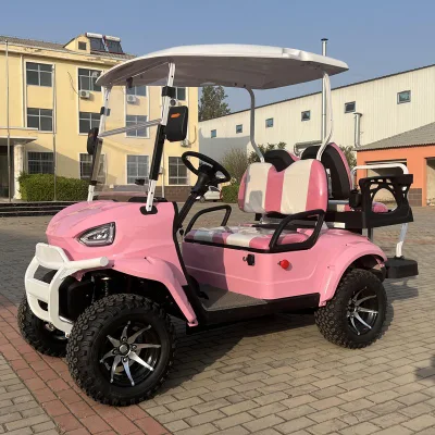 Banpo estacionamiento automático 2+2 asientos Paneles solares off Road Electric Carrito de Golf