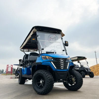 MMC Golf Cart Dealers Acero Marco 4 plazas Mini Golf Cart China 6 asientos fuera de la carretera Golf Carts