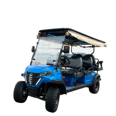 MMC Golf Cart Dealers Acero Marco 4 plazas Mini Golf Cart China 6 asientos fuera de la carretera Golf Carts
