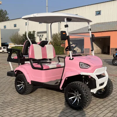 Banpo estacionamiento automático 2+2 asientos Paneles solares off Road Electric Carrito de Golf