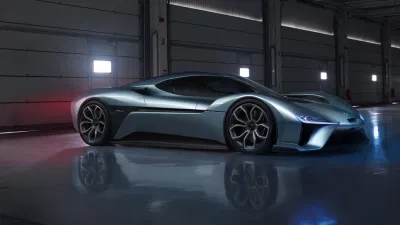 Nuevo vehículo eléctrico de mano izquierda Ep9 de New Version Energy Electric Car.
