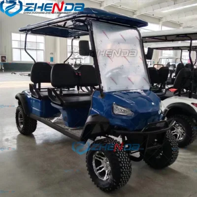 El chino 48V, bajo precio barato de asiento eléctrica de 2 estrellas utiliza paneles solares personalizados Precio venta de carros de golf cochecito de golf eléctrico