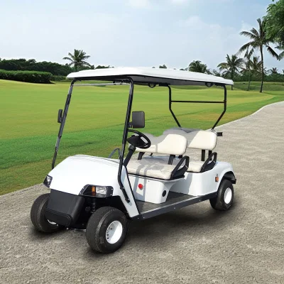 4 asientos 2 fila de almacenamiento grande espacio Vintage Golf Carts Para la venta