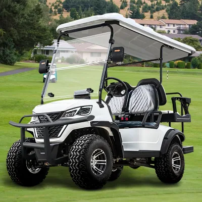 4 asientos Buggies Unlimited Advanced EV Golf Carts fuera de carretera White Classic Electric Golf Cart Precio