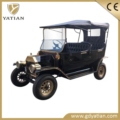 La certificación CE Mini Vintage 5 Pasajeros carro de golf eléctrico