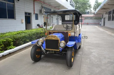 4 pasajeros Electric Club Car icono clásico Golf Cars Electric Coche Vintage