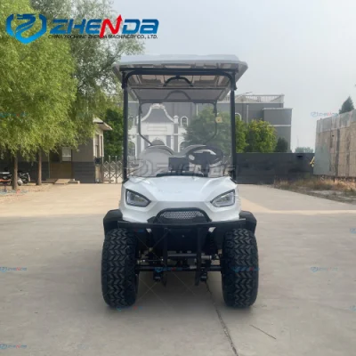 Pasajeros 6 Wildcat 48V Carrito de golf eléctrico de baja velocidad del vehículo limusina Lsv seis plazas 48V blanco