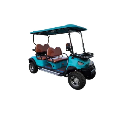 48V 4 rueda 4+2 asientos eléctricos Golf Carts Nuevo Chino Travel Electric 6 personas Golf Cart