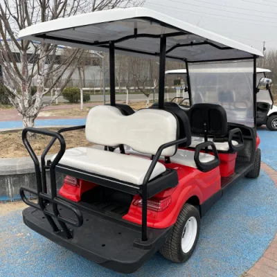 Carrito de golf 6 asientos de vehículos de turismo eléctrico