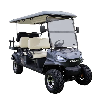 72V batería de litio Motor AC Custom 6 asientos Golf Cart Tienen Ready Goods Carro de Golf eléctrico