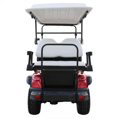 4 asientos Golf Buggy Sightseeing coche calle Legal levantado Carrito de golf de Electric Club Car