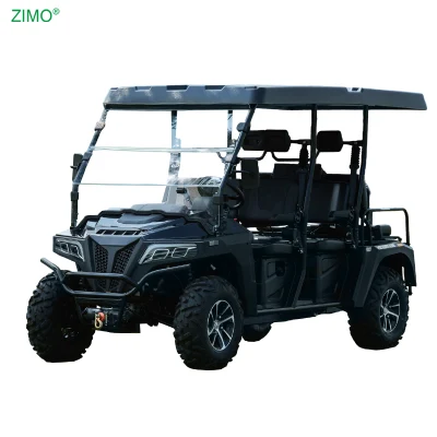 2024 Nueva gasolina 4x4 UTV 4+2 asientos fuera de carretera Carrito de caza Golf Car a la venta