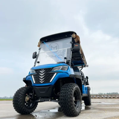 MMC Golf Cart Dealers Acero Marco 4 plazas Mini Golf Cart China 6 asientos fuera de la carretera Golf Carts