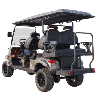 Nueva llegada Luxury Seat Club Cart Electric Elevó Golf Buggy Carro de caza