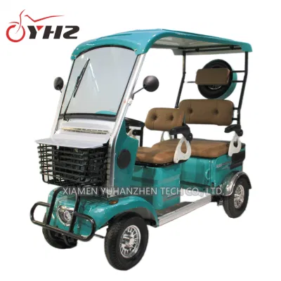 Dos asientos de fila tres personas con almacenamiento doble baskets Golf Carro
