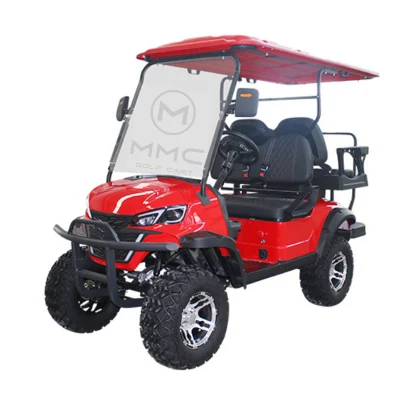 2023 Nuevo 4 rueda 48V 4 asientos Golf Scooters 3 - 4 personas 5kw 72V batería de litio Viajes eléctricos Golf Carro