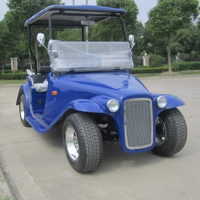4 plazas clásico de lujo Campo de golf eléctrico Kart para la venta con CE Classic Car eléctrico Vehículo Eléctrico Vintage (DN-4D)