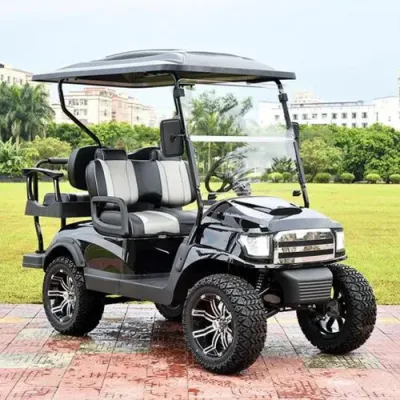 2023 New Design Street Legal personal Elevó Electric Club Car 4 Seater Golf Cart Aluminu Marco Fabricante Electric Golf Cart