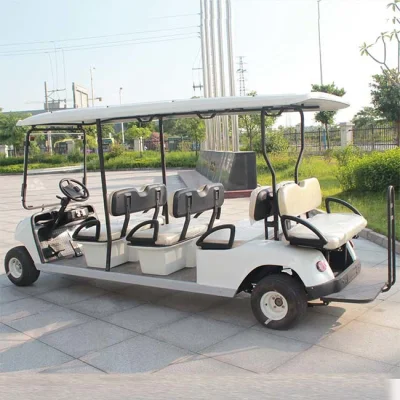 Marshell 8 plazas de golf Buggy eléctrico Golf Buggy Pick up Carro de Golf con parabrisas (DG-C6+2)