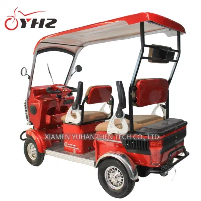 Dos asientos de fila tres personas con almacenamiento doble baskets Golf Carro