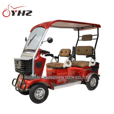 Dos asientos de fila tres personas con almacenamiento doble baskets Golf Carro