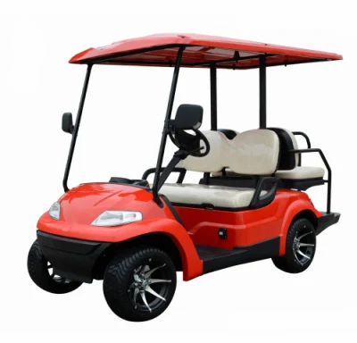 Nuevo diseño asientos plegables Carro eléctrico de Golf A2+2 para 4 Personas