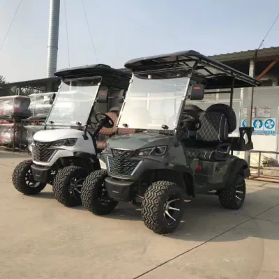 Hot Sale High Quality 4 seater Golf Cart Super Long Gama freno electromagnético Golf Carts