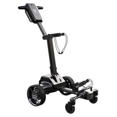 2024 Hot Sale Foldable Electric Golf Cart Follow Me Golf Carrito de Golf con Control remoto Caddy con batería de litio