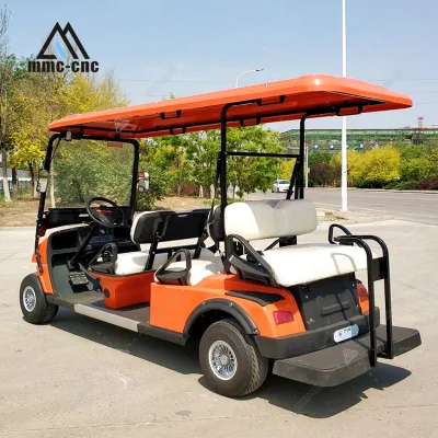 Los asientos de nuevo de 6 M4+2 M6 de fábrica China Custom Club batería de coche caza operado carritos de Golf Golf BUGGY ELÉCTRICO
