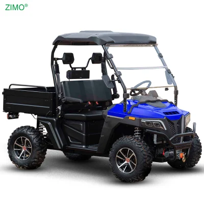 2024 Nuevo 2 asientos 4 asientos fuera de carretera 4X4 gasolina UTV eléctrico Buggy Kart Granja de vehículos utilitarios