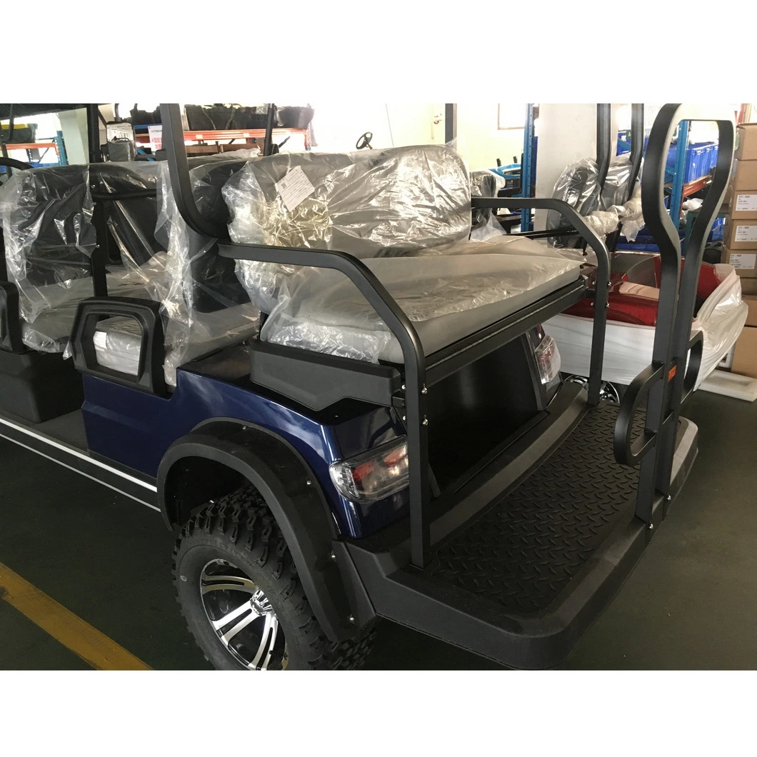 Battery Powered 48V 4kw Mini Go Kart 6 Passenger Electric Pickup Truck Hunting Golf Buggy Car Price