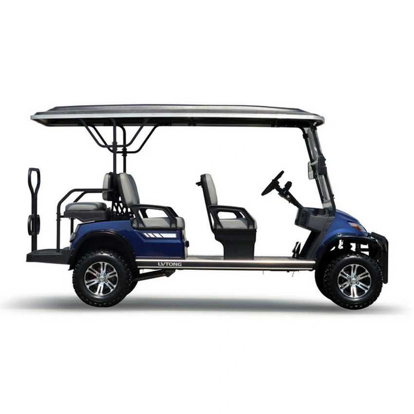 Battery Powered 48V 4kw Mini Go Kart 6 Passenger Electric Pickup Truck Hunting Golf Buggy Car Price