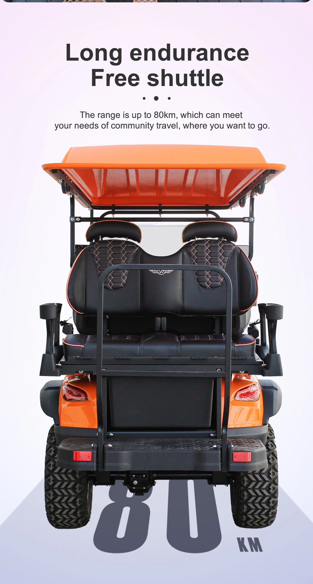 New Arrival Style B3 Luxury 4 Seat Club Cart Electric Golf Buggy Hunting Cart