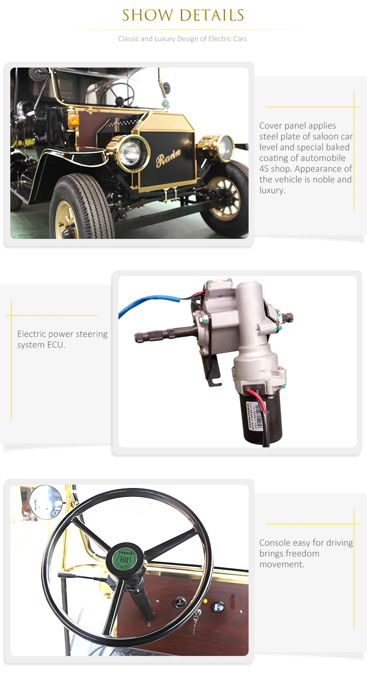 Ce Approval 48V Classical Antique Model T Electric Golf Car