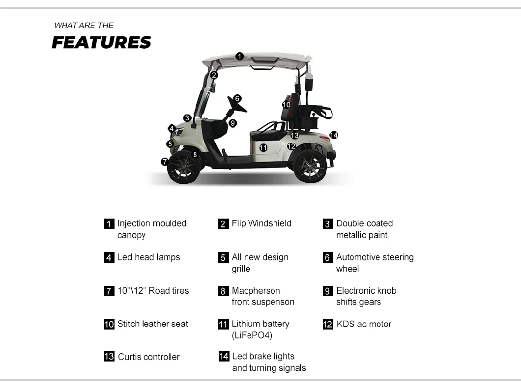 China Manufacturer Mini Golf Car Forge G2 Electric Golf Cart Golf Buggy