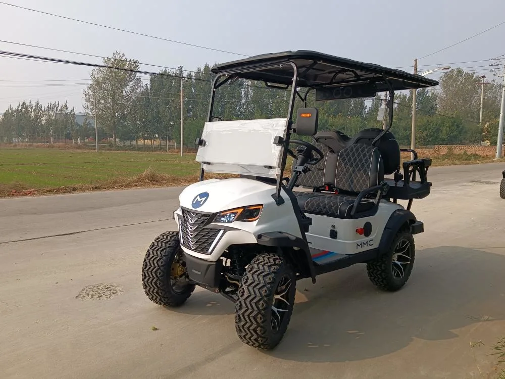 High Speed 72V Lithium Battery Lifted Electric Buggy Golf Carts Best Price Evolution 2+2 Seat Folding Hunting off Road Golf Cart