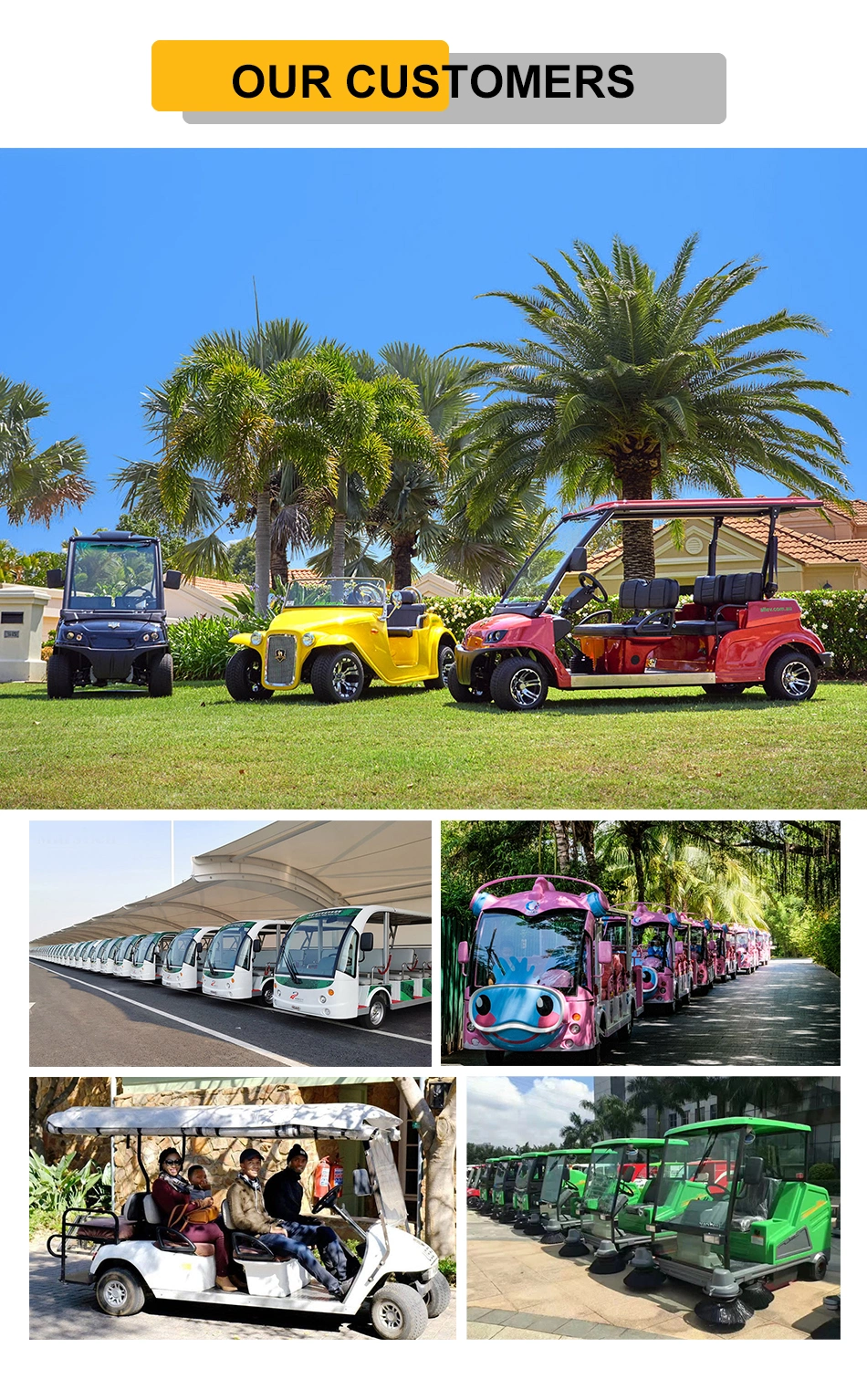 Street Legal Low Price Fashionable 14 Seats Electric Tourist Shuttle Car Sightseeing Car (DN-14F-9)