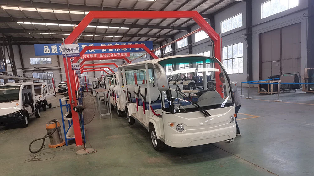 4 Seater Electric Shuttle Bus People Mover Golf Cart for Sale