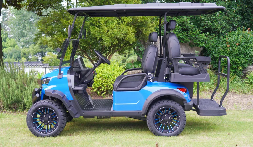 Wholesale Price 4 Passenger 72V Lithium Iron Battery 5kw Electric Lifted Golf Buggy