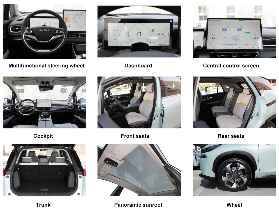 Manufacturer Direct Selling Used Right Hand Drive Cars Aion V Plus Fully Electric Vehicle with EEC Certification