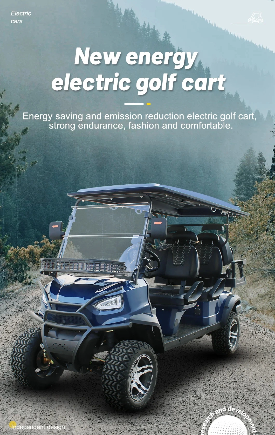 Wholesale Luxury 4 Seater Electric Utility Vehicle Golf Cart