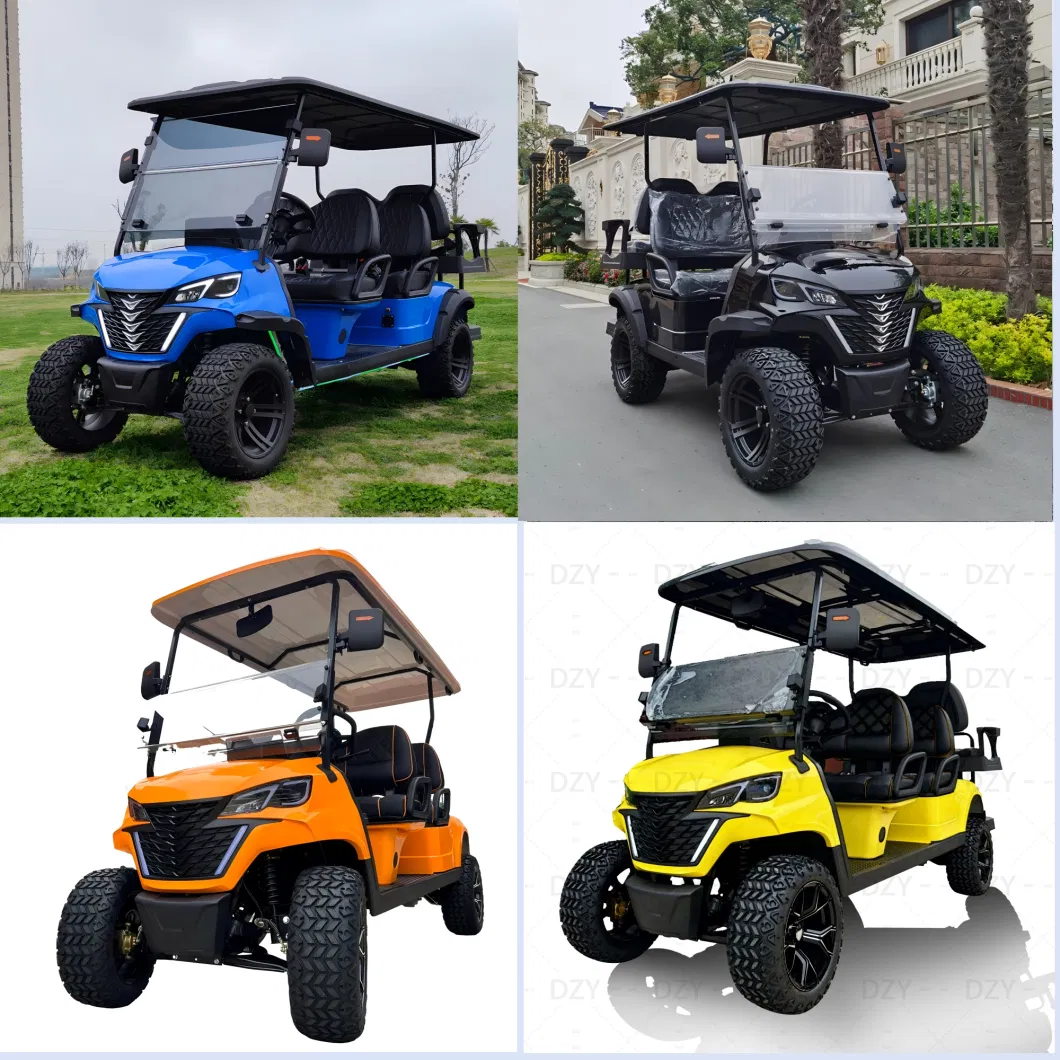 Modern Fashion 2022 Brand New Design Wh2020K-2-B Factory 2 Seat Sightseeing Bus Club Cart Electric Golf Buggy Hunting Cart with