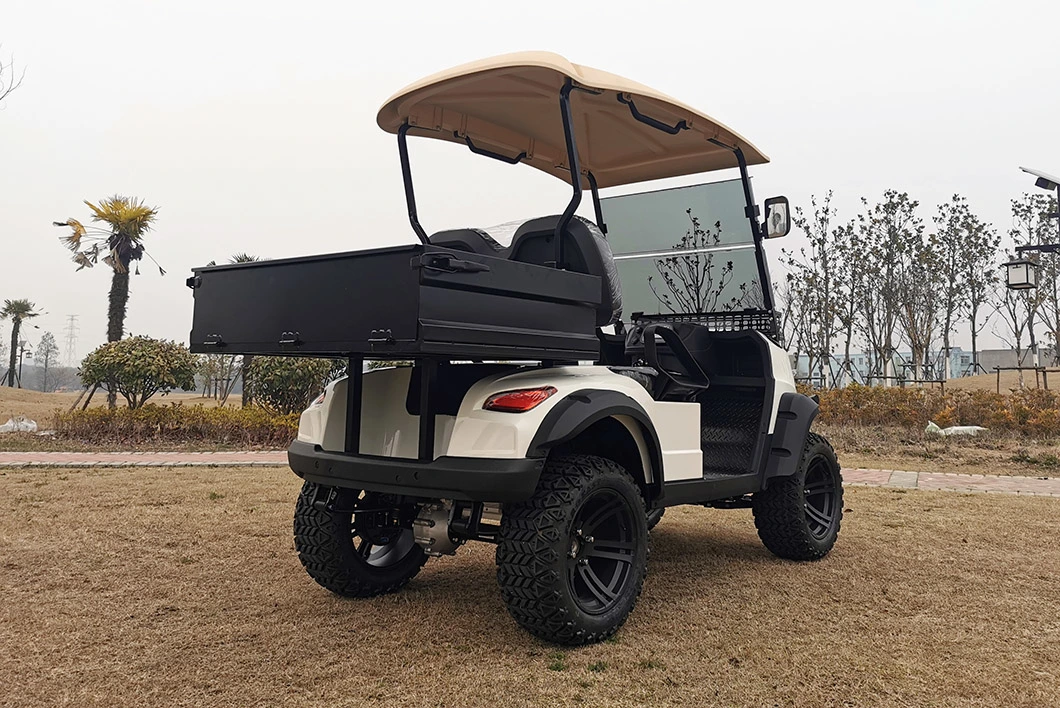 Small Ez Go 72V Electric Utility Golf Cart off Road