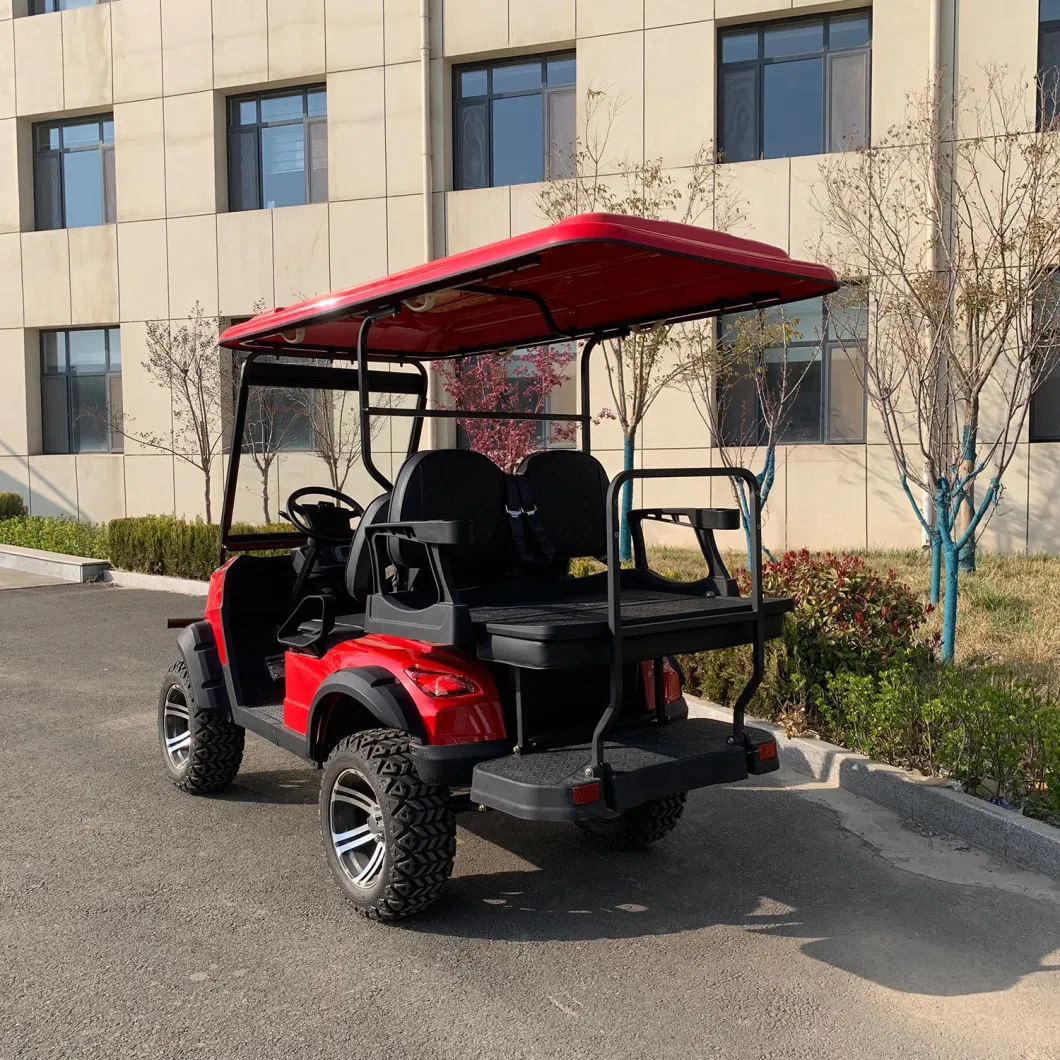 China Manufacturer Wholesale 100/120km Mileage Lead Acid/Lithium Battery 48V/60V/72V 2, 4, 6, 8, 10 Seats/Seater Hunting Golf Cart