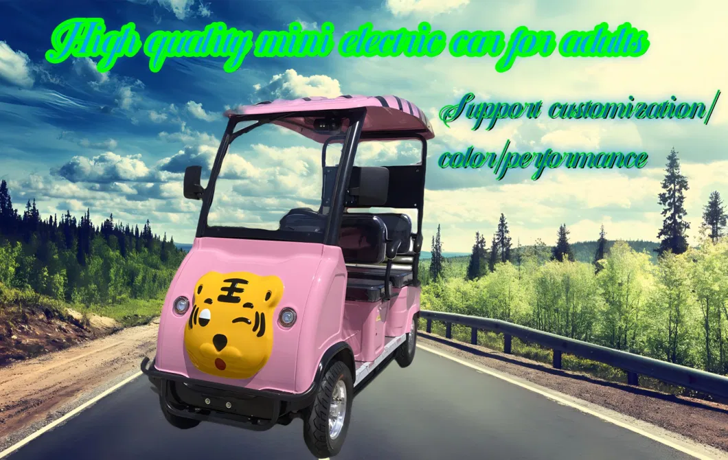 Electric Four-Wheel Vehicle with Battery, Electric off-Road Vehicle, 4 Seats