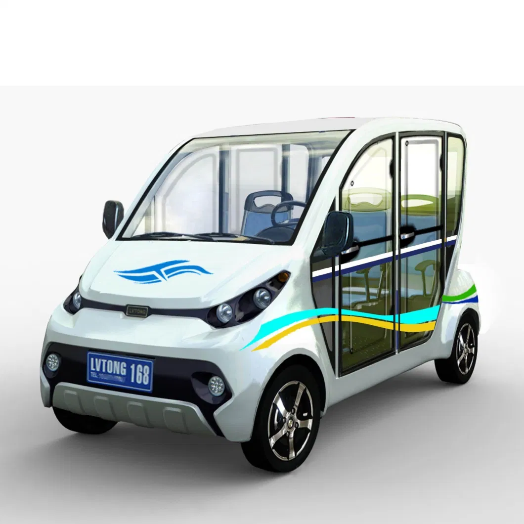 New Bus Power Bus ABS Sunroof High Quality 4 Seaters Household Electric Police Style Car