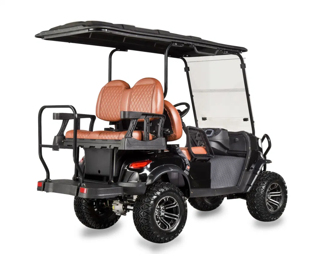 2 4 6 8 Person 48V Electric Lifted Street Legal Golf Carts off Road Golf Buggy Electric Club Car for Sale with 3 Years Warranty