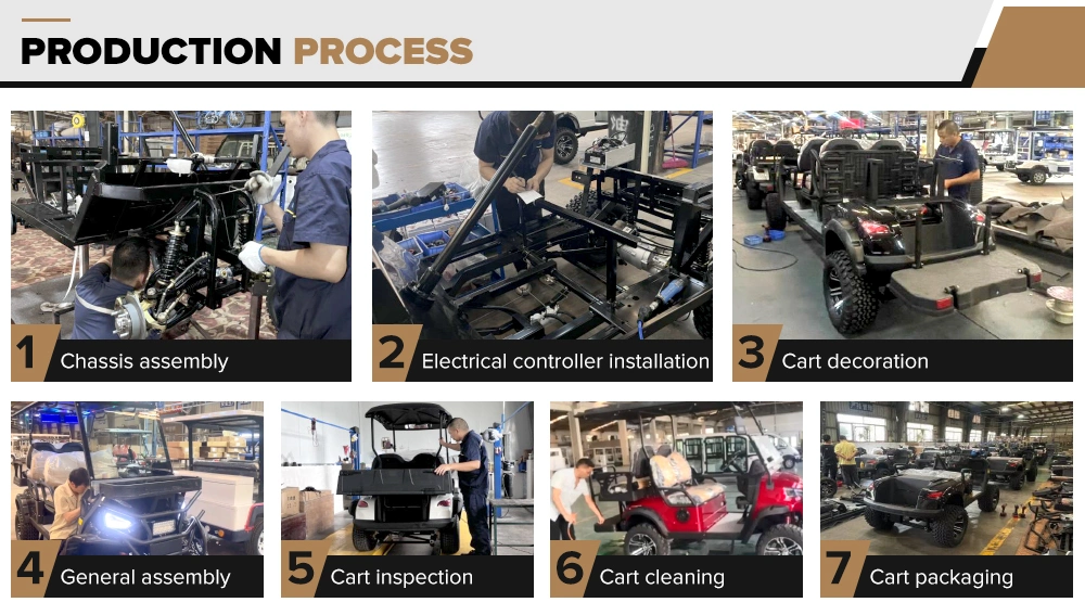 High Quality Factory Import Street Legal 4 Wheeled 2 4 6 Seater Club Car Sport Golf Cart Price