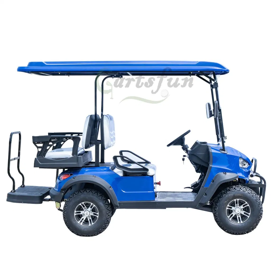 Soft Seater 2 Row Modified Luxury Buggy Bus Electric Golf Cart