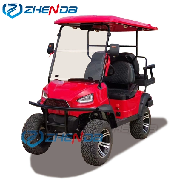 Zhenda Antique Battery Operated Electric Car Golf Tourism Carts Street Legal Quality Electric Vintage Golf Car